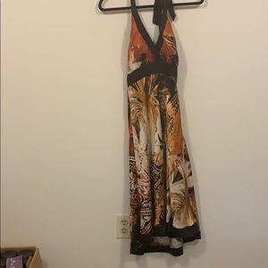 Cache 100%s Silk Cocktail Dress